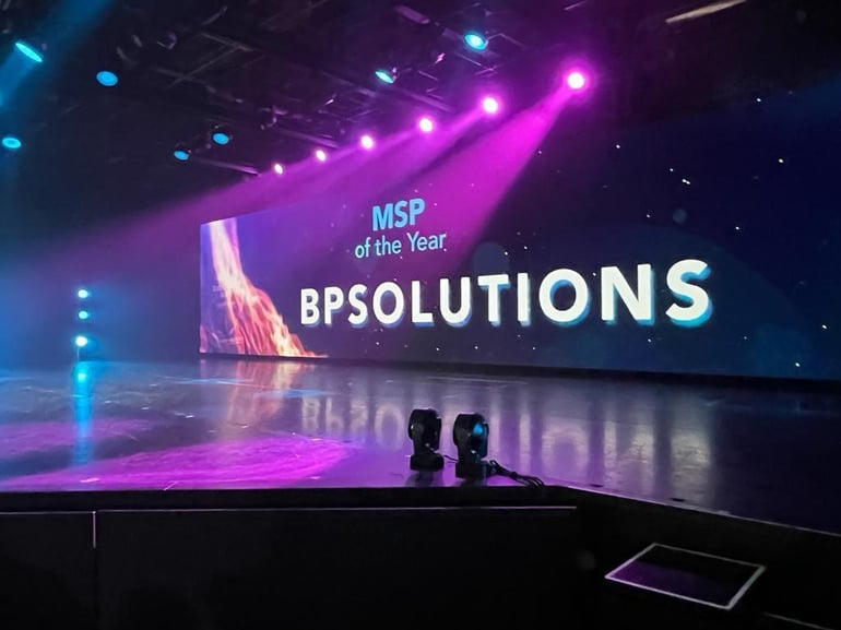 BPSOLUTIONS wint Managed Service Provider of the Year award 2022