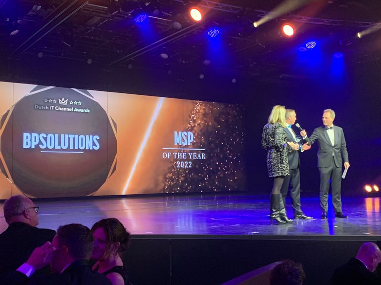 BPSOLUTIONS wins MSP of the Year Award at Dutch IT Channel Awards